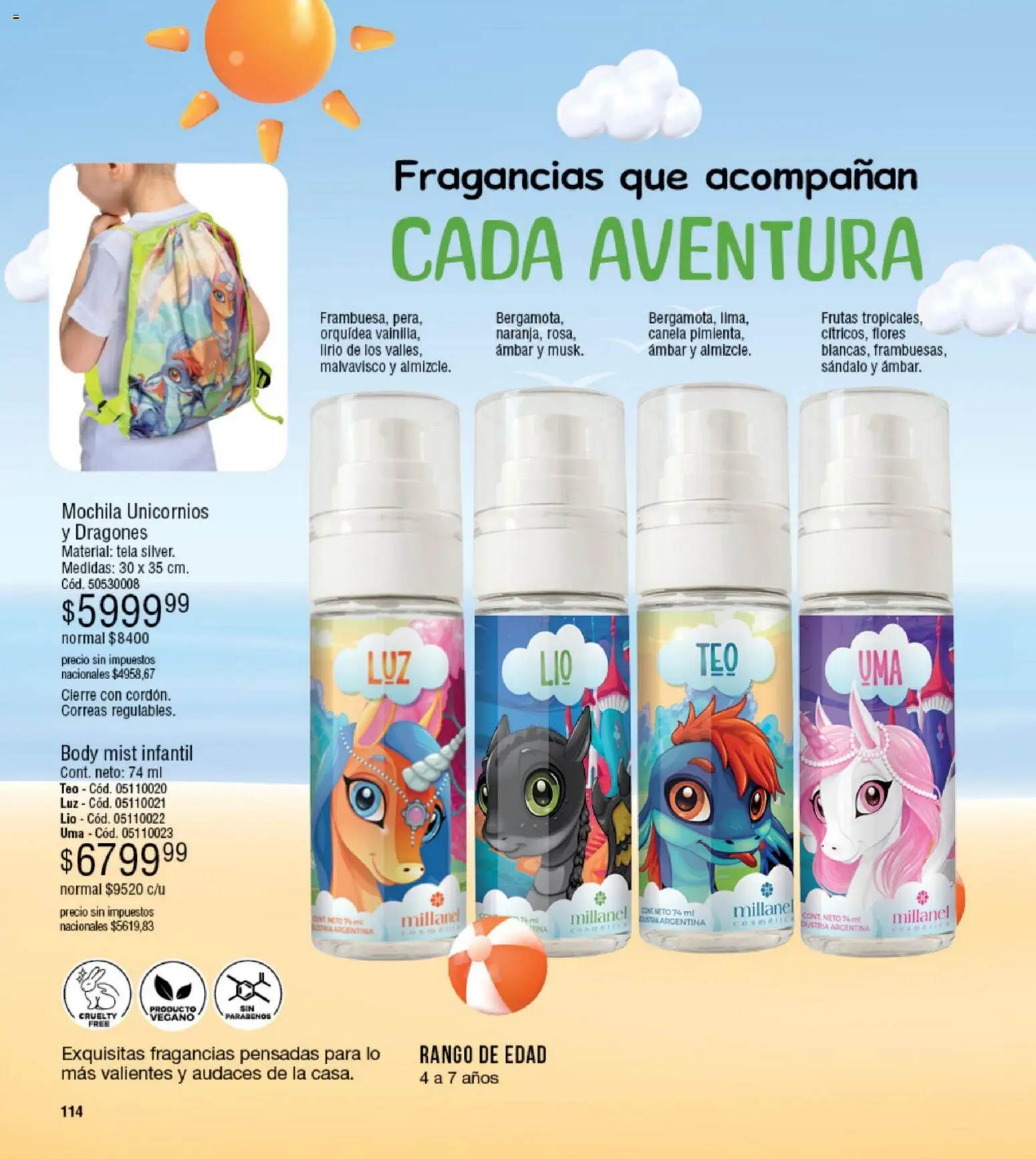 Millanel - Catálogo │ válido desde el 05.01.2026 | Página: 114 | Productos: Body, Mochila