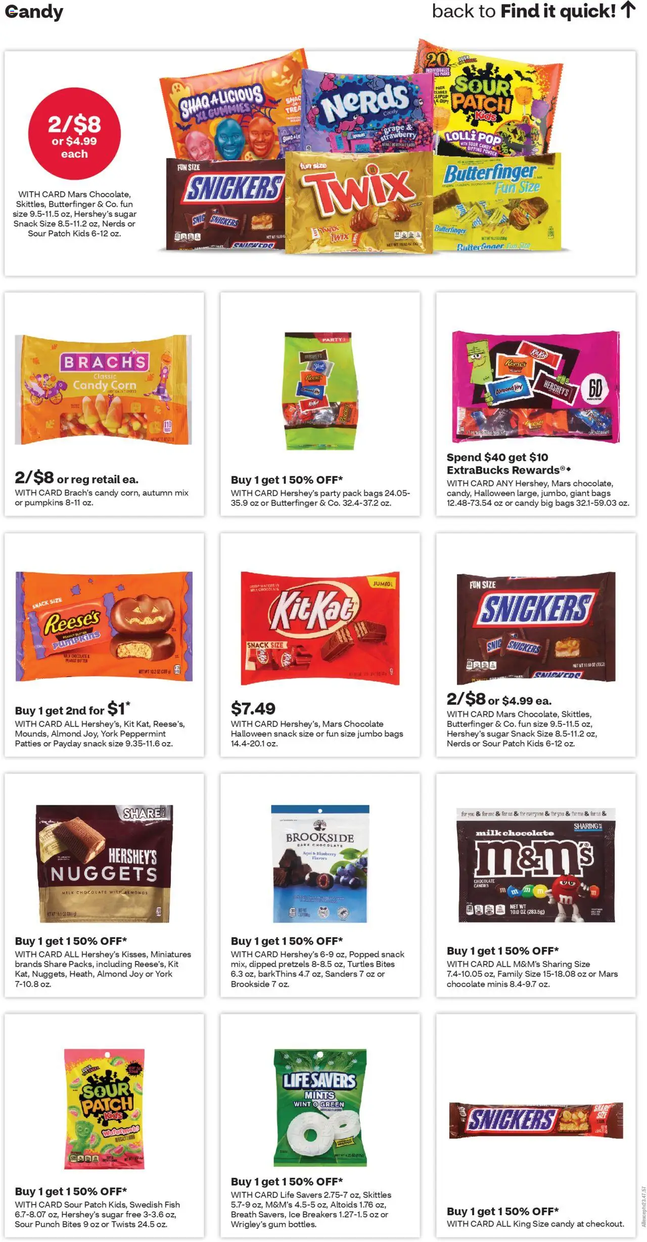 CVS Pharmacy Weekly Ad - ME - valid from 28.09.2025 | Page: 15 | Products: Corn, Butter, Chocolate, Fish