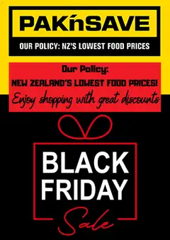 Pak n Save - Black Friday preview  - valid from 24.11.2025