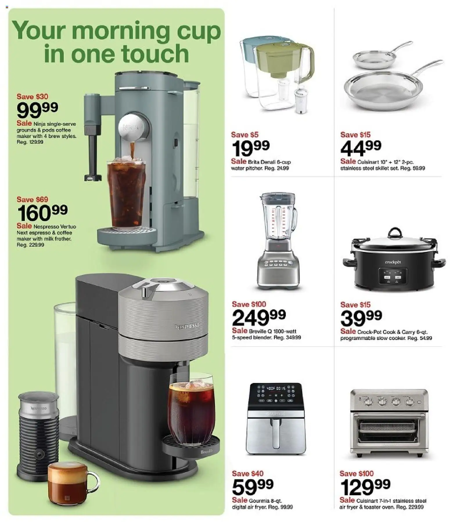 Target Weekly Ad - valid from 05.04.2026 | Page: 6 | Products: Toaster, Fryer, Coffee, Coffee maker