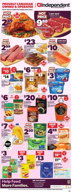 Preview of Independent Grocer weekly flyer / circulaire from shop Independent Grocer valid from 02.04.2026 | Page: 3