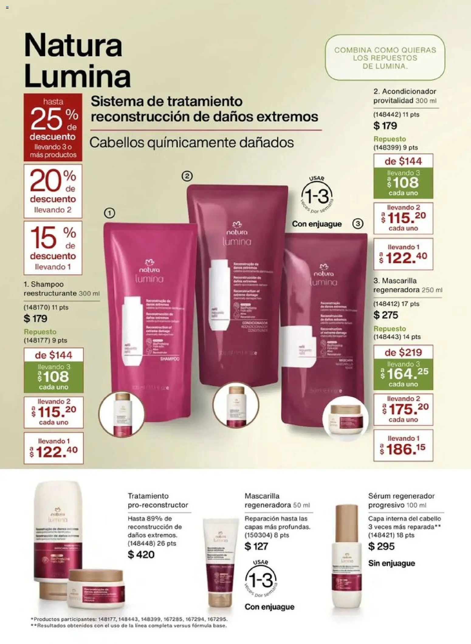 Nuevas ofertas de Natura válidas en toda la República Mexicana desde el 20.12.2025. ¡Encuentra las mejores ofertas en Natura campaña 1 2026! | Página: 124 | Productos: Serum, Mascarilla, Acondicionador