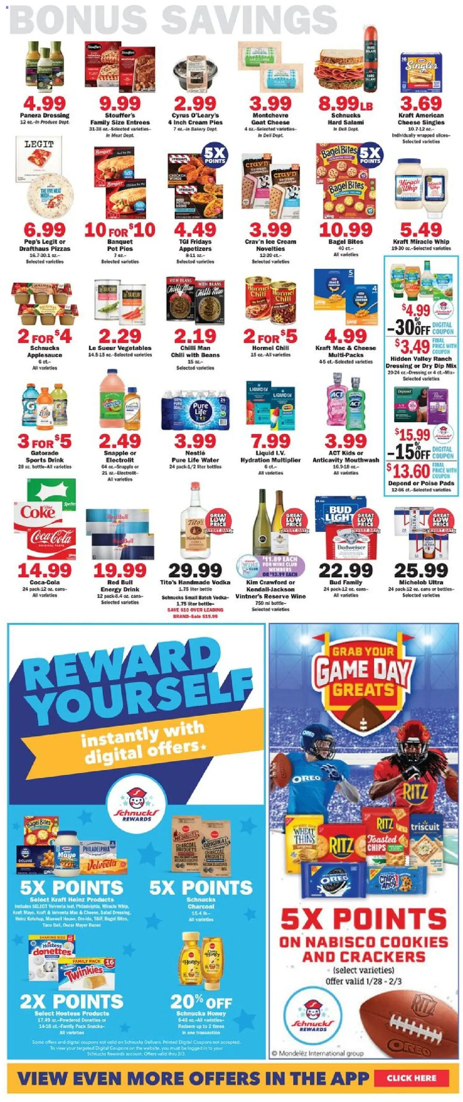 Schnucks Weekly Ad - valid from 28.01.2026 | Page: 6 | Products: Bakery, Cheese, Cookies, Salad