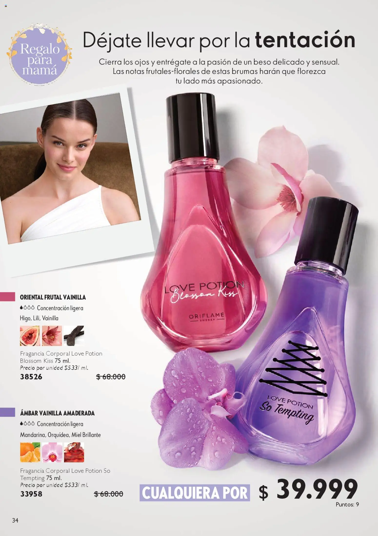 Oriflame revista - valida desde el 18.04.2026 | Página: 34 | Productos: Fragancia