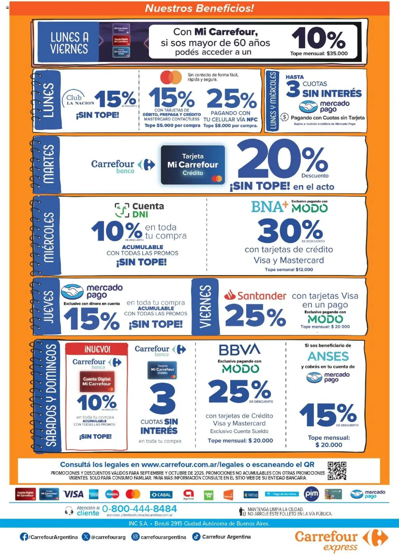 Carrefour - Express | Viamonte 5366, Luján de Cuyo, Mendoza │ válido desde el 30.09.2025 | Página: 2 | Productos: Banco
