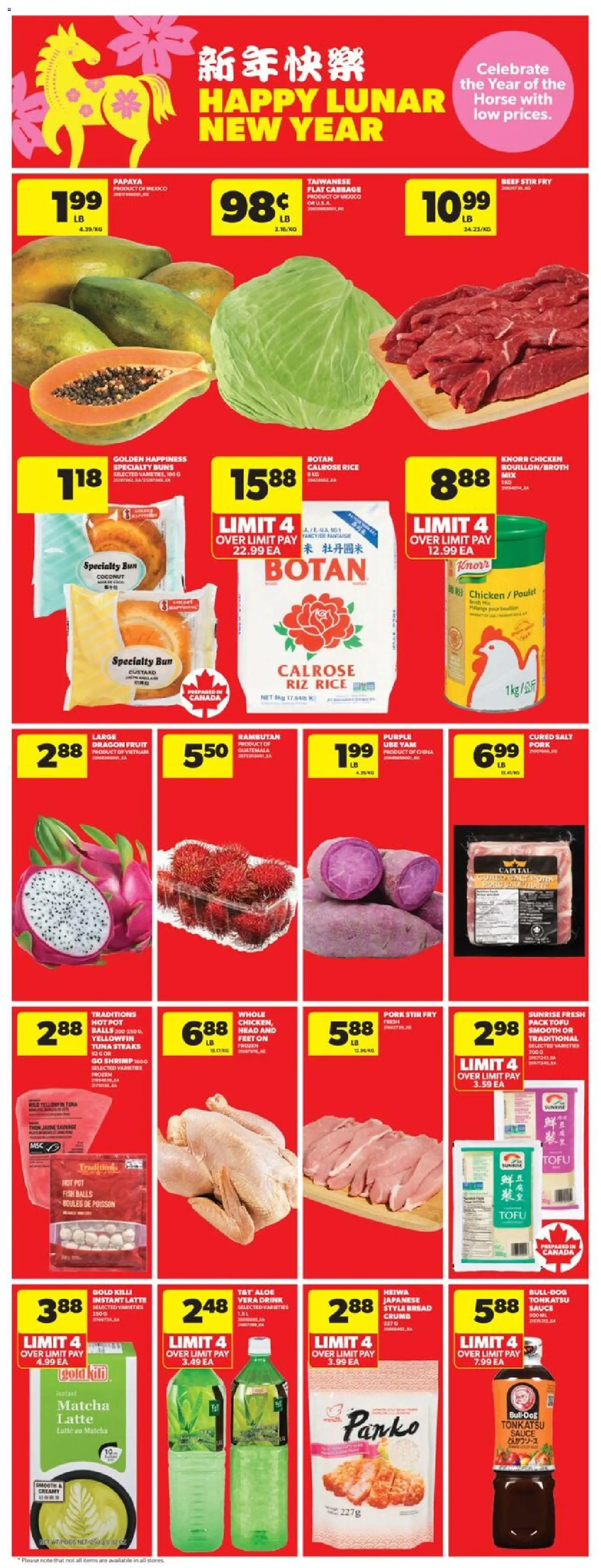 Real Canadian Superstore flyer valid from 08.01.2026 | Page: 15 | Products: Fish, Beef, Bread, Pork