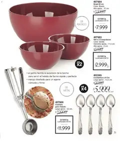 Vista previa Violetta catálogo válido desde el 01.02.2026 | Página: 71 | Productos: Helado, Cuchara, Bowl, Mango