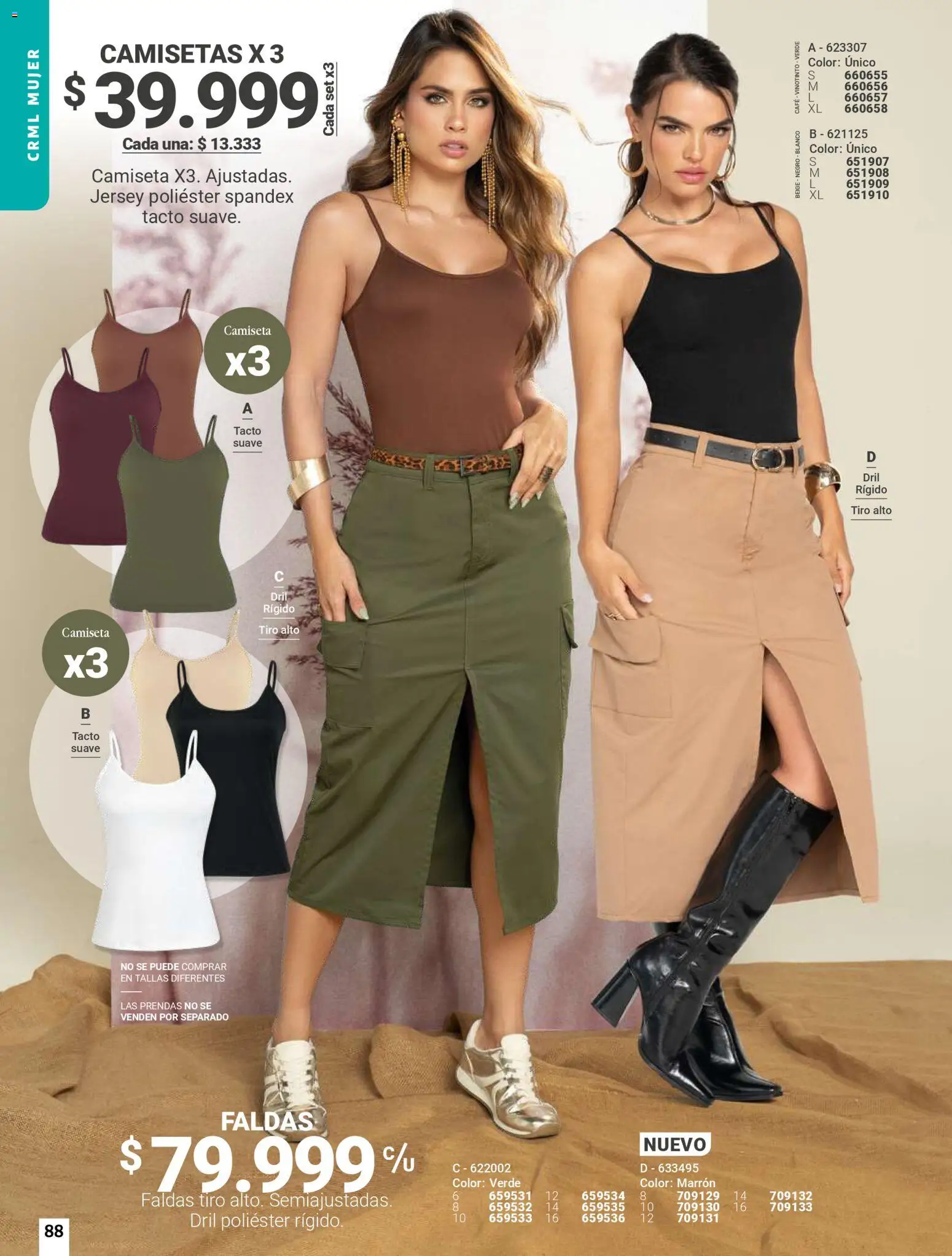 Carmel revista - valida desde el 01.06.2026 | Página: 88 | Productos: Camiseta, Faldas, Café