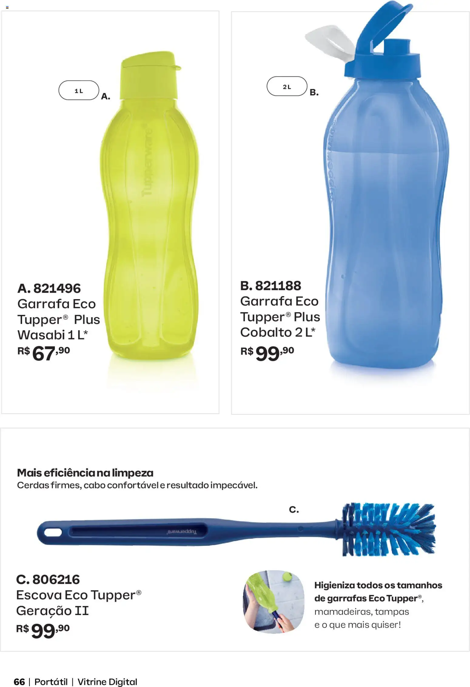 Tupperware Folheto - válido de 01.05.2026 | Página: 66 | Produtos: Wasabi, Escova, Cabo