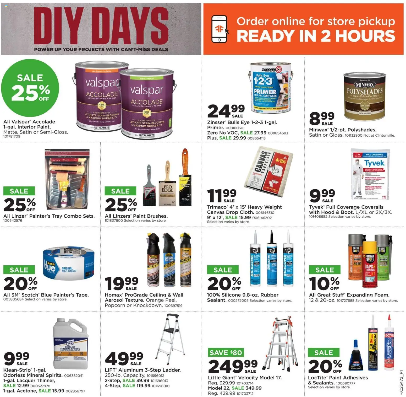 Mills Fleet Farm DIY Days - valid from 20.11.2025 | Page: 7 | Products: Brushes, Canvas, Weight