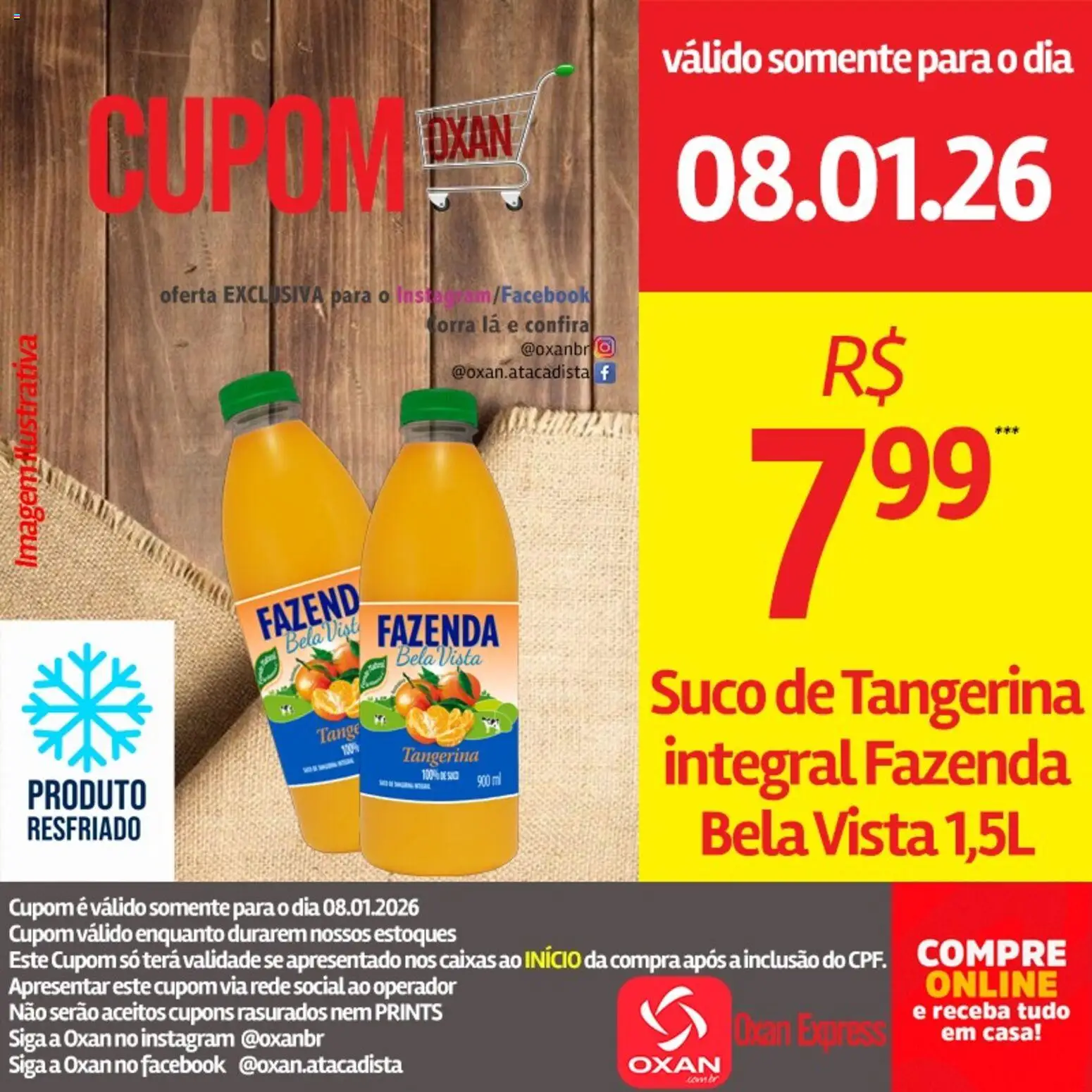 Oxan Atacadista Folheto - válido de 08.01.2026 | Página: 17 | Produtos: Suco