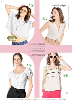 Vista previa de SC Pakar Catálogo Ropa y Accesorios, nuevo folleto de la tienda, válido en México a partir del 24.07.2025 | Página: 45 | Productos: Blusa