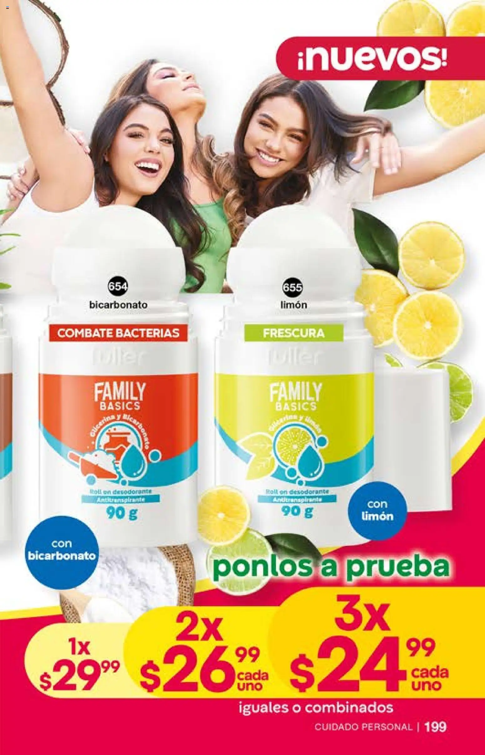 Nuevas ofertas de Fuller válidas en toda la República Mexicana desde el 29.04.2026. ¡Encuentra las mejores ofertas en Fuller campaña 2 2026! | Página: 199 | Productos: Desodorante, Limón