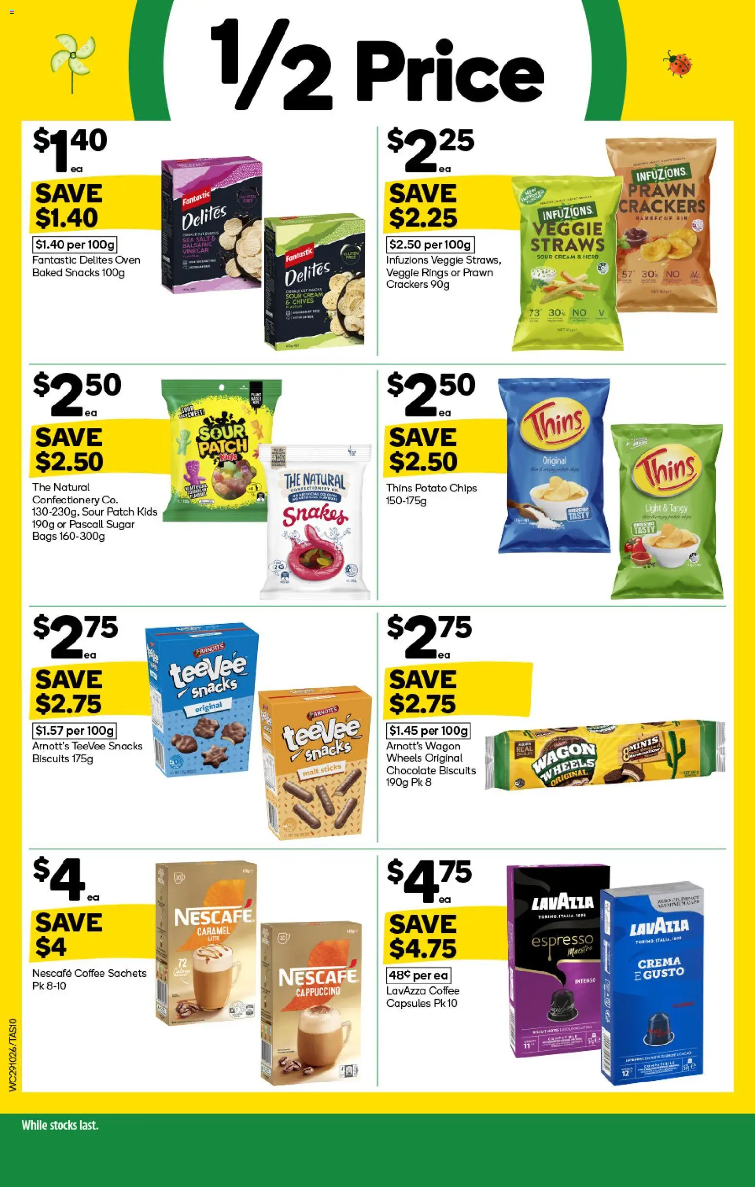 Woolworths catalogue - valid from 29.10.2025 | Page: 10 | Products: Coffee, Chocolate, Chips, Biscuits