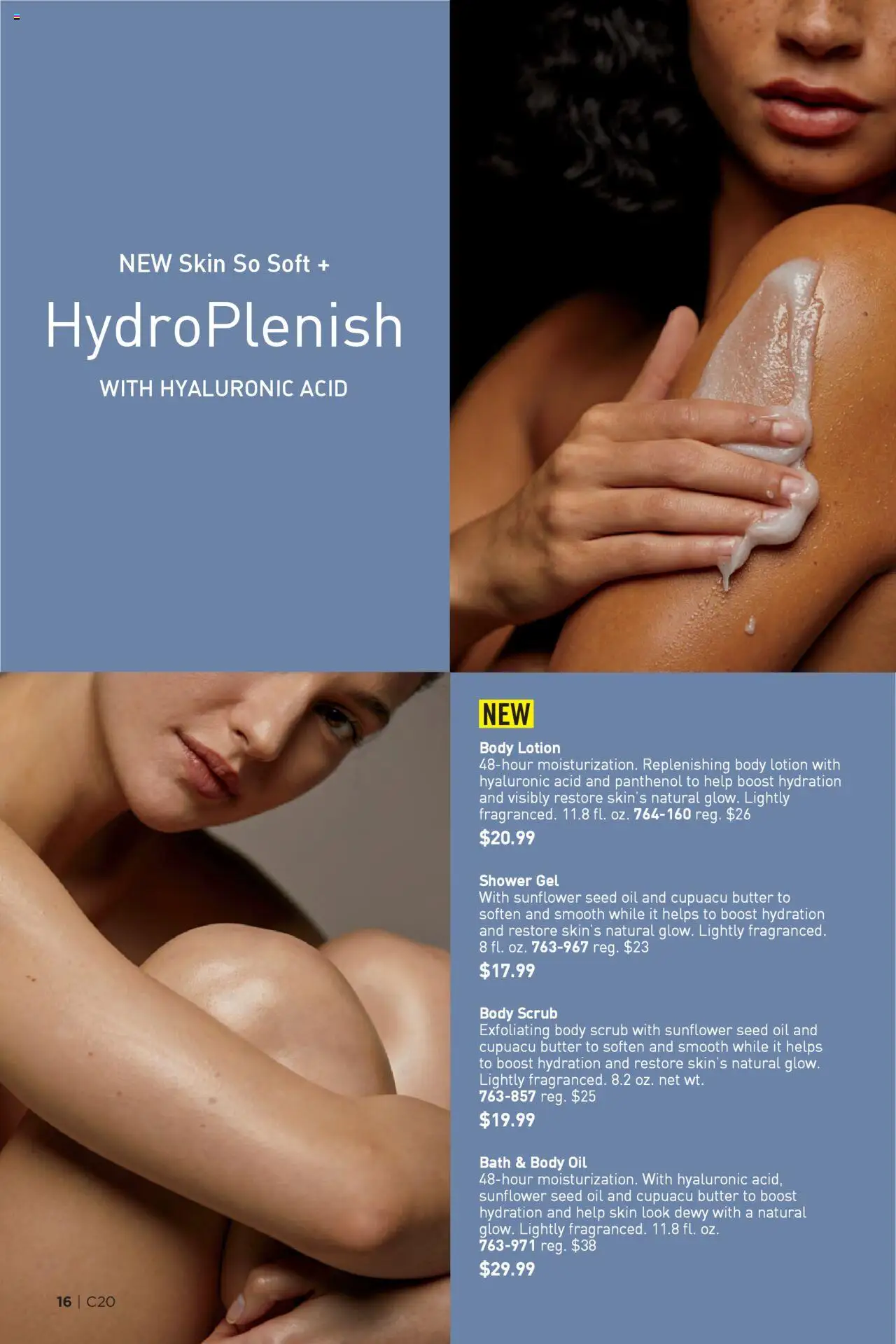 Avon Brochure - valid from 24.09.2025 | Page: 16 | Products: Bath, Butter, Oil, Shower gel