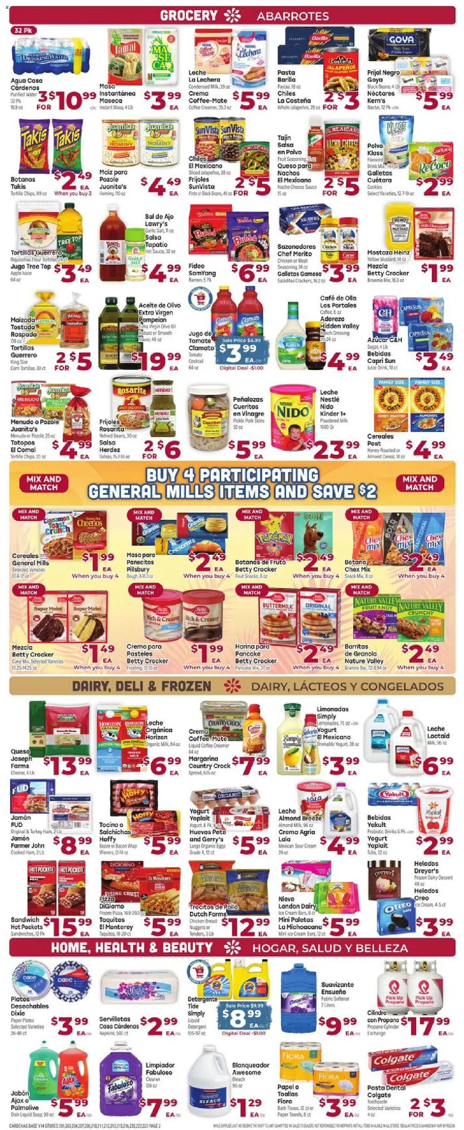 Cardenas Weekly Ad - valid from 04.02.2026 | Page: 2 | Products: Coffee, Juice, Detergent, Cream