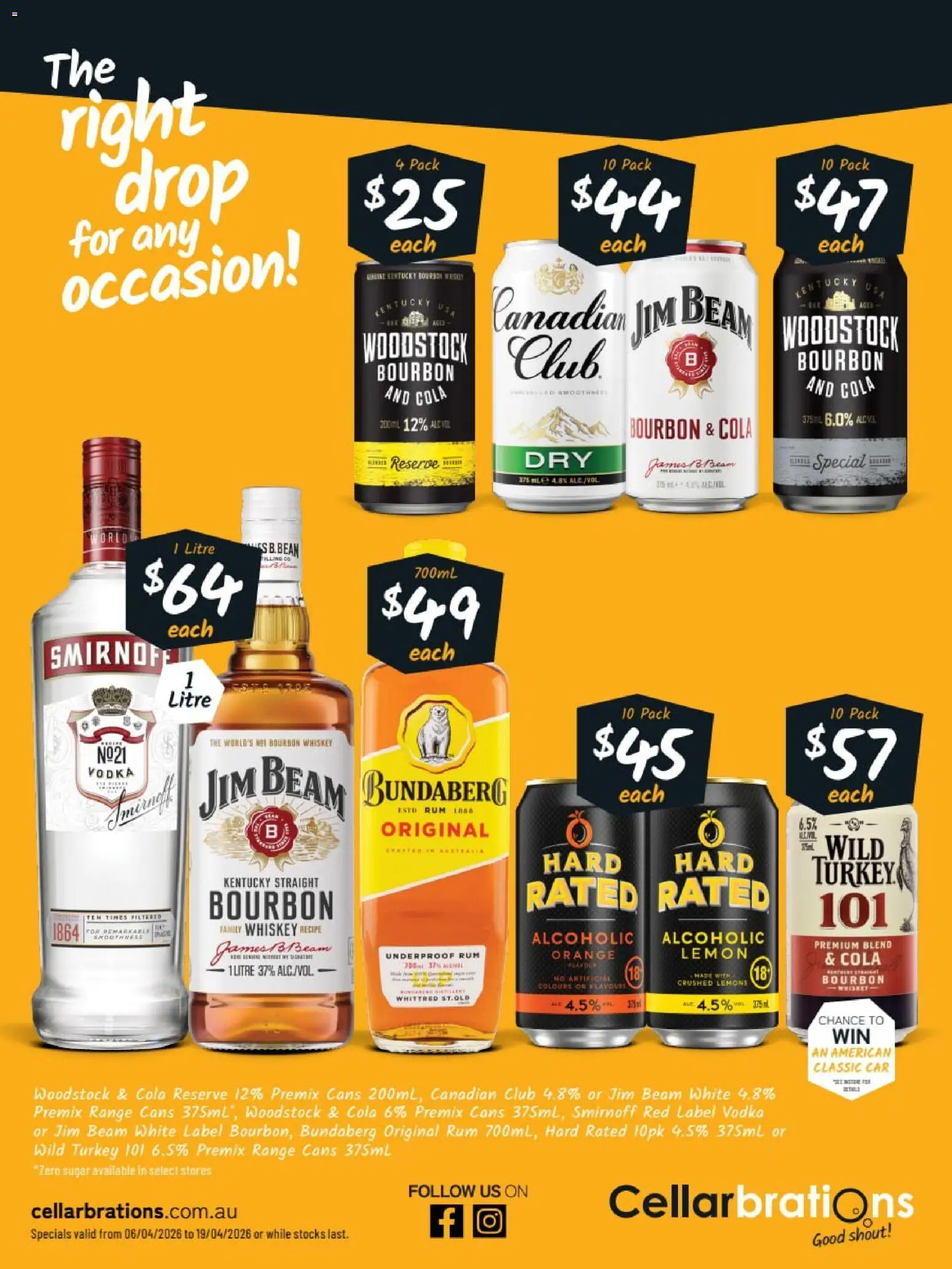 Cellarbrations catalogue - valid from 06.04.2026 | Page: 3 | Products: Whiskey, Rum, Sugar, Lemon
