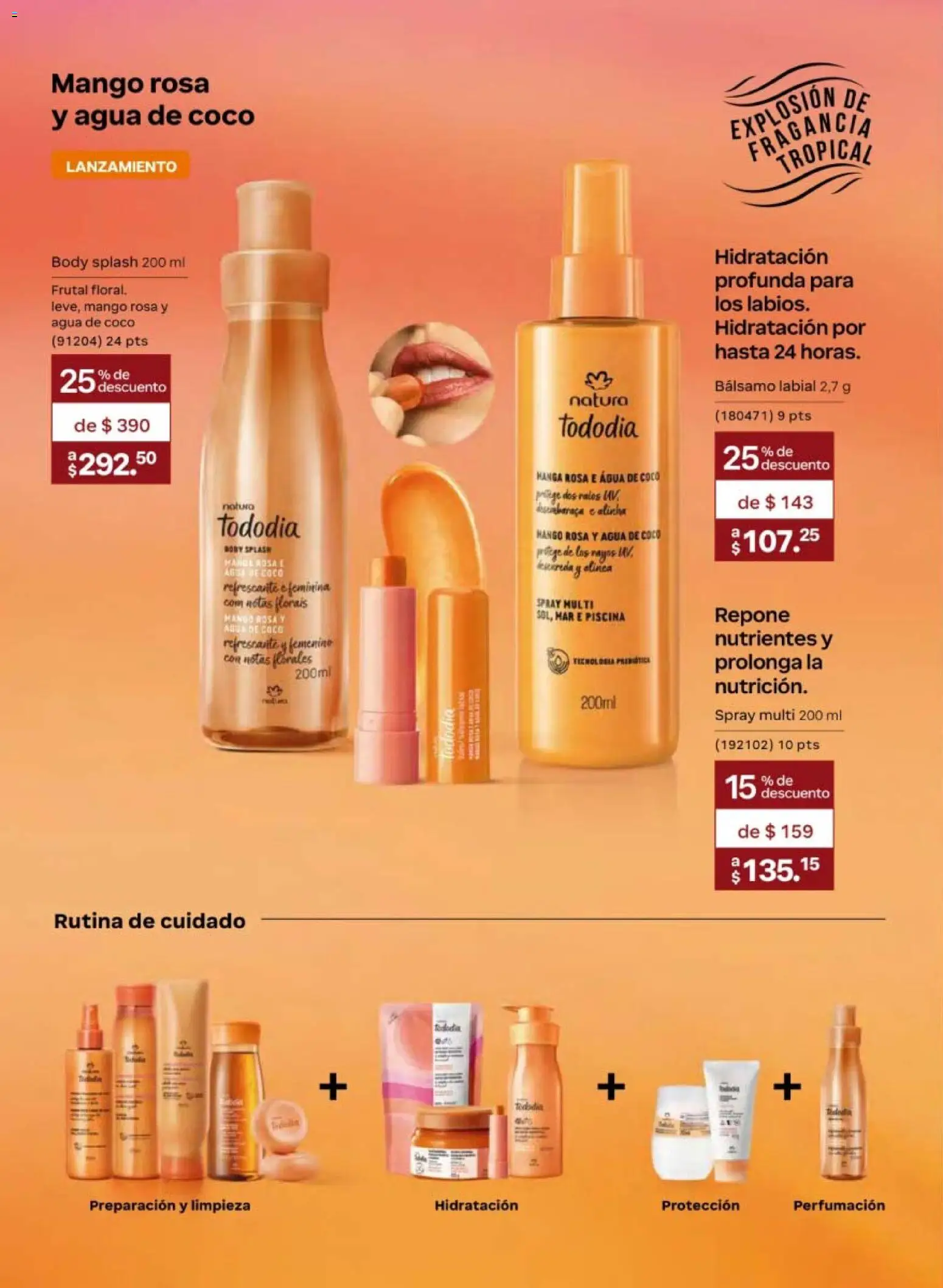 Nuevas ofertas de Natura válidas en toda la República Mexicana desde el 24.04.2026. ¡Encuentra las mejores ofertas en Natura campaña 7 2026! | Página: 100 | Productos: Agua, Mango, Manga, Fragancia