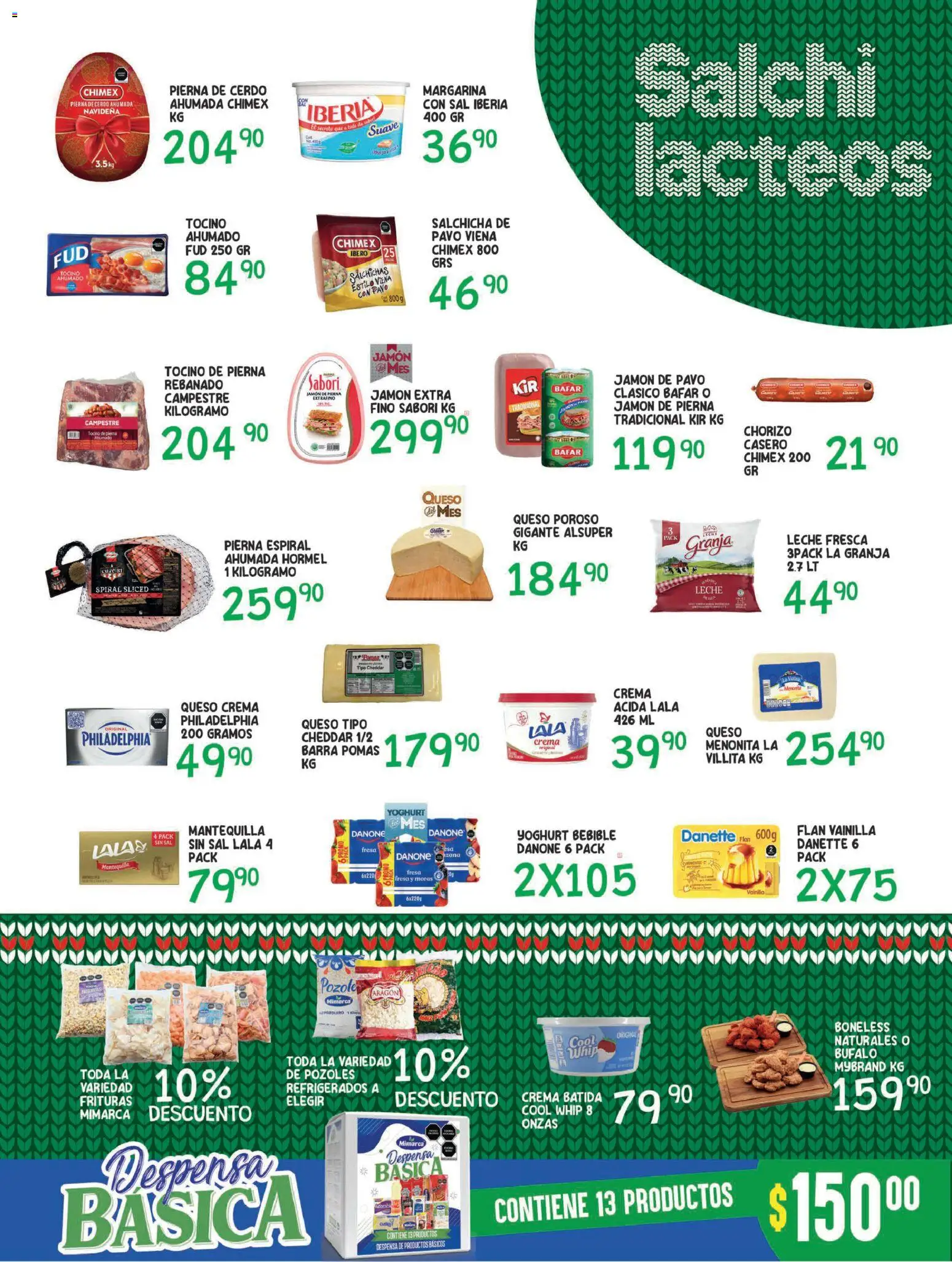 Nuevas ofertas de Alsuper válidas en toda la República Mexicana desde el 09.12.2025. ¡Encuentra las mejores ofertas en Alsuper folleto Durango! | Página: 3 | Productos: Fresa, Salchicha, Queso, Jamón