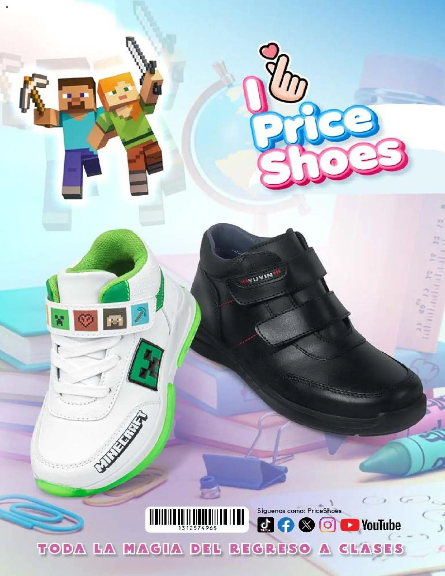 Nuevas ofertas de Price Shoes válidas en toda la República Mexicana desde el 01.09.2025. ¡Encuentra las mejores ofertas en Price Shoes catálogo Escolar! | Página: 180