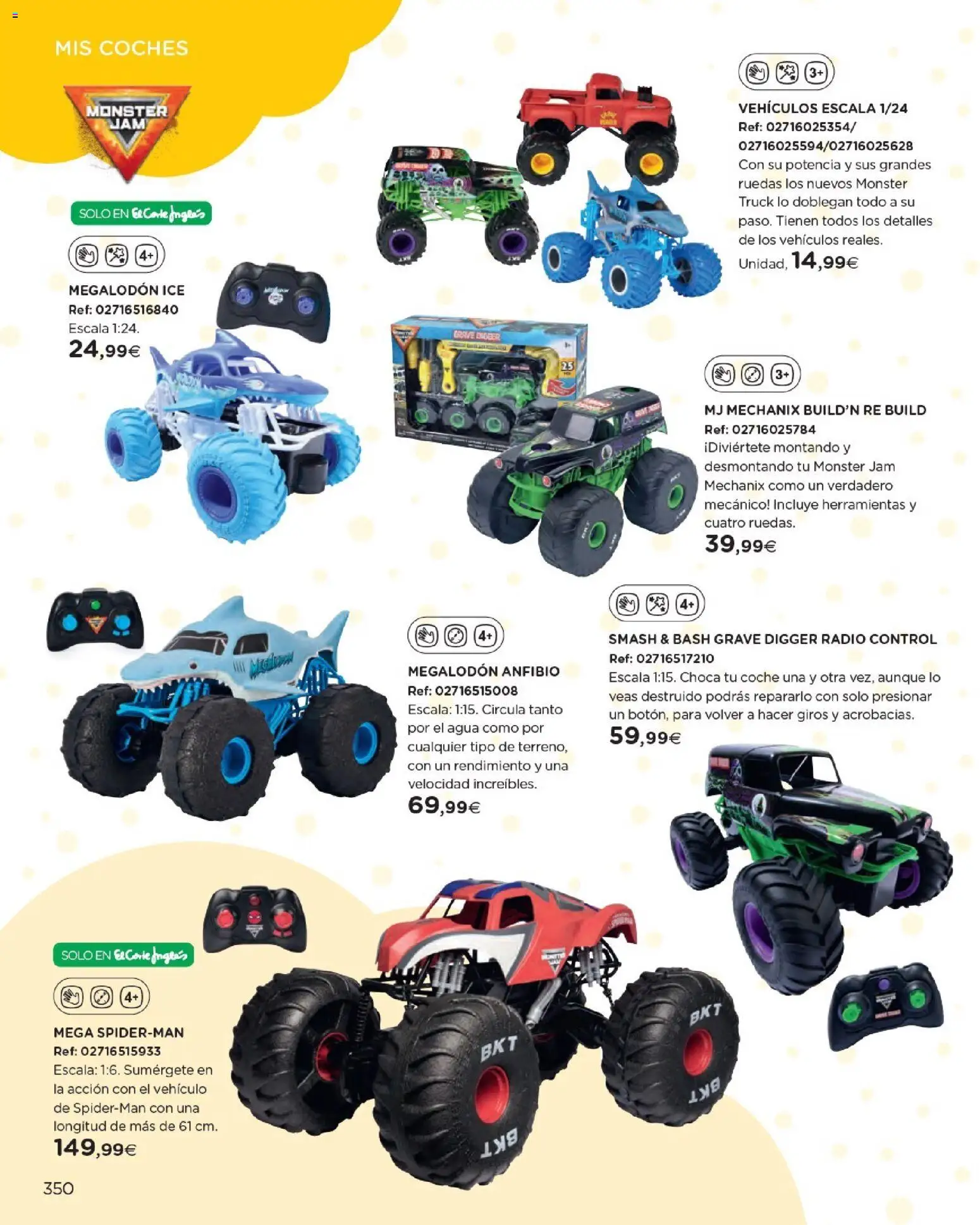 Nuevas ofertas de El Corte Inglés válidas en toda la República Mexicana desde el 27.10.2025. ¡Encuentra las mejores ofertas en El Corte Inglés catálogo Juguetes! | Página: 350 | Productos: Agua, Radio