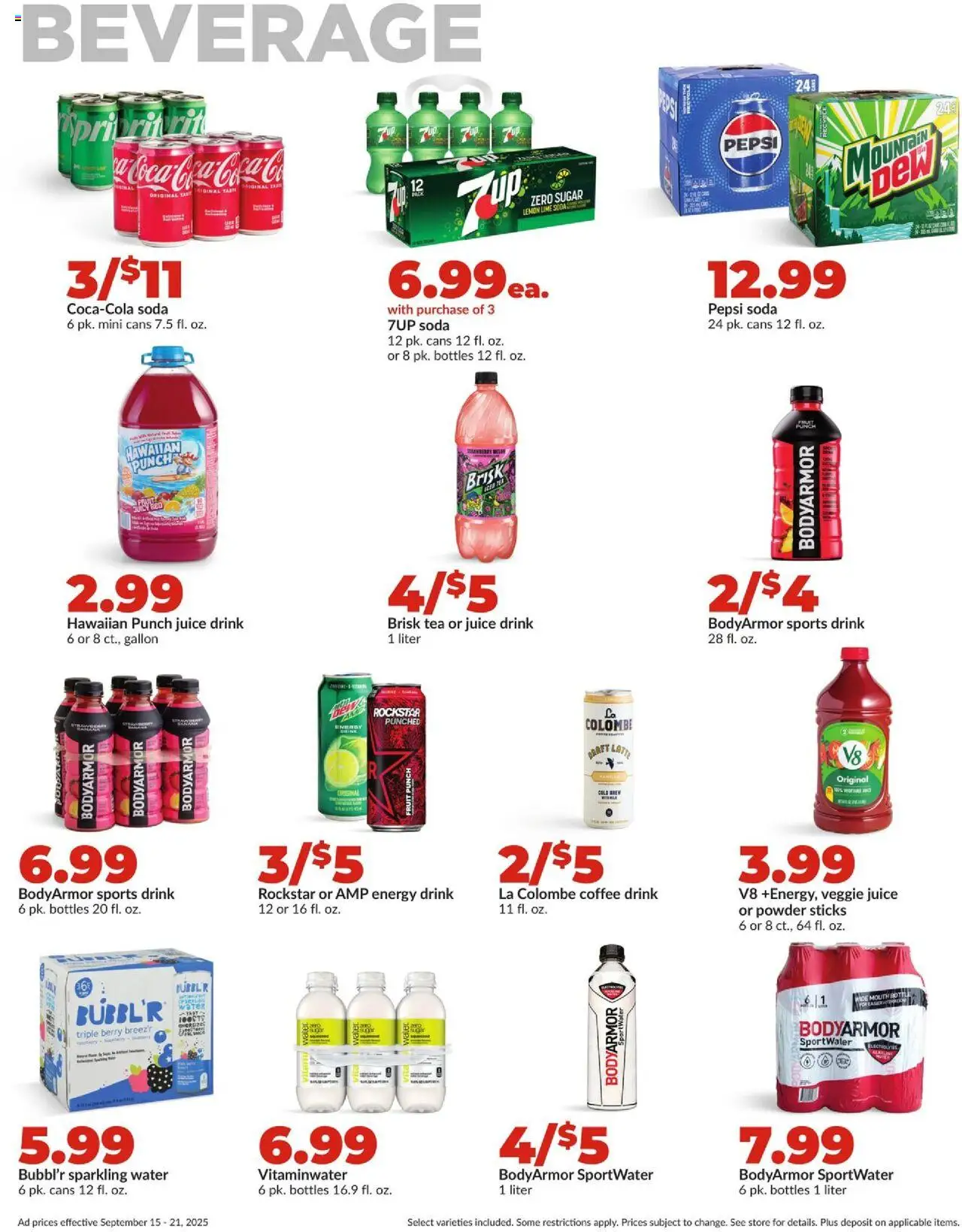 HyVee Weekly Ad - valid from 15.09.2025 | Page: 24 | Products: Powder, Coffee, Juice, Lime
