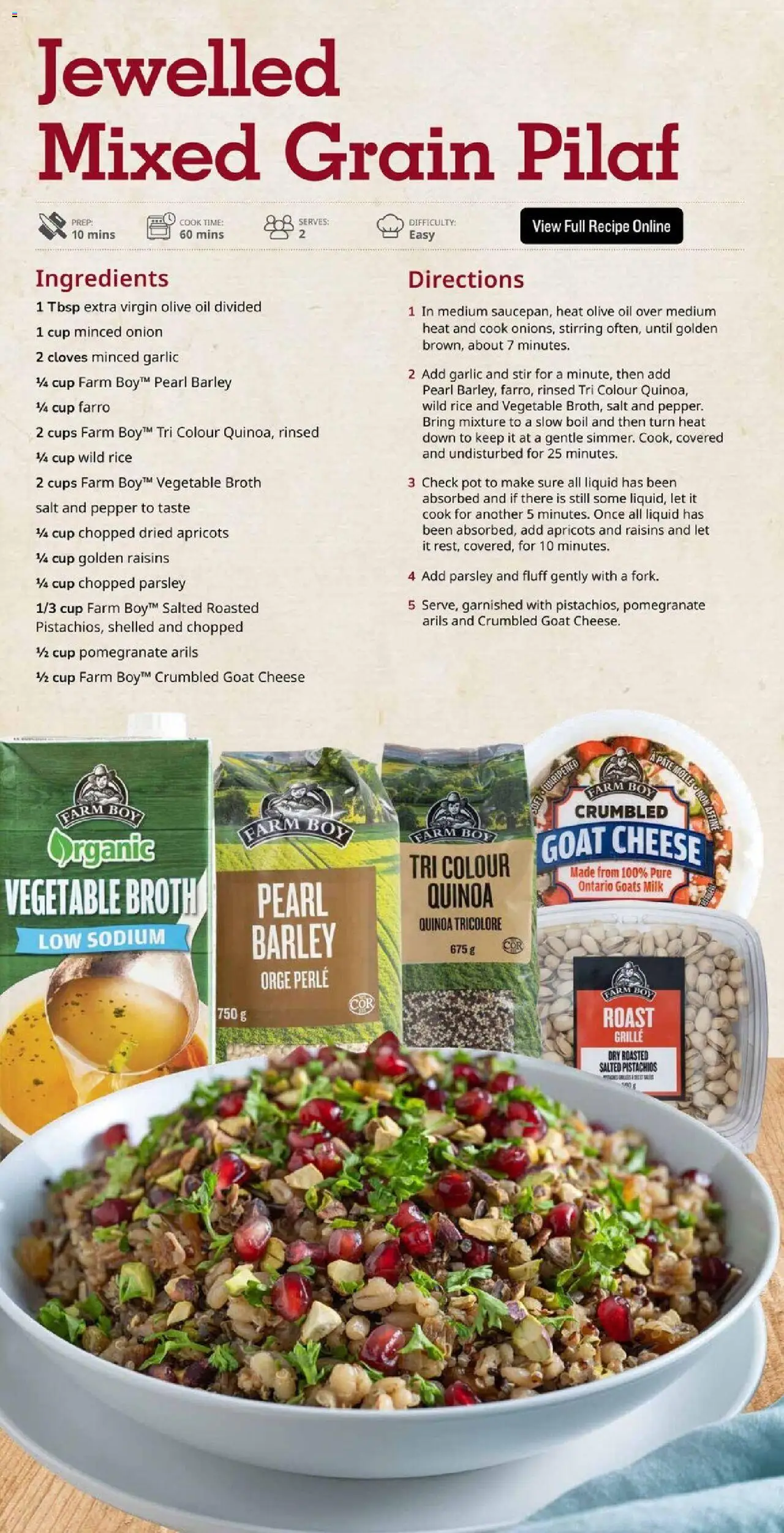 Farm Boy flyer valid from 09.10.2025 | Page: 9 | Products: Rice, Milk, Cheese, Oil