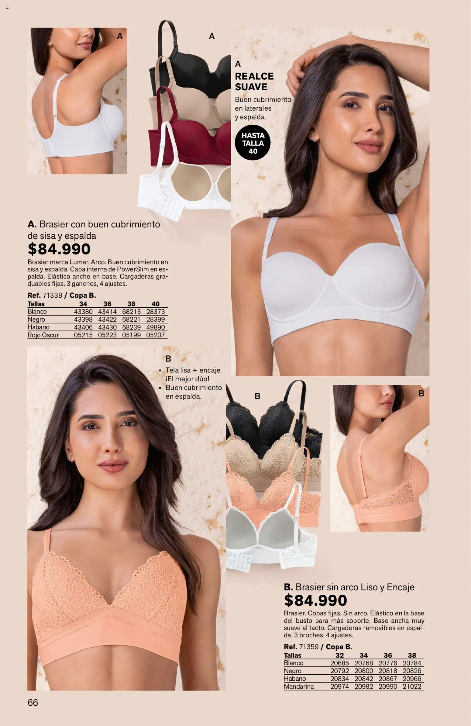 Leonisa revista - valida desde el 03.04.2026 | Página: 66 | Productos: Brasier