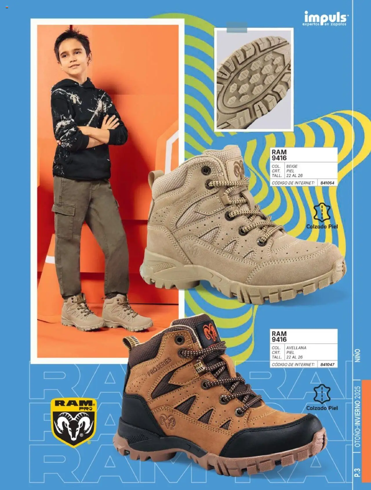 Nuevas ofertas de Impuls válidas en toda la República Mexicana desde el 07.07.2025. ¡Encuentra las mejores ofertas en Impuls catálogo Niño Otoño-Invierno 2025! | Página: 5 | Productos: Zapatos