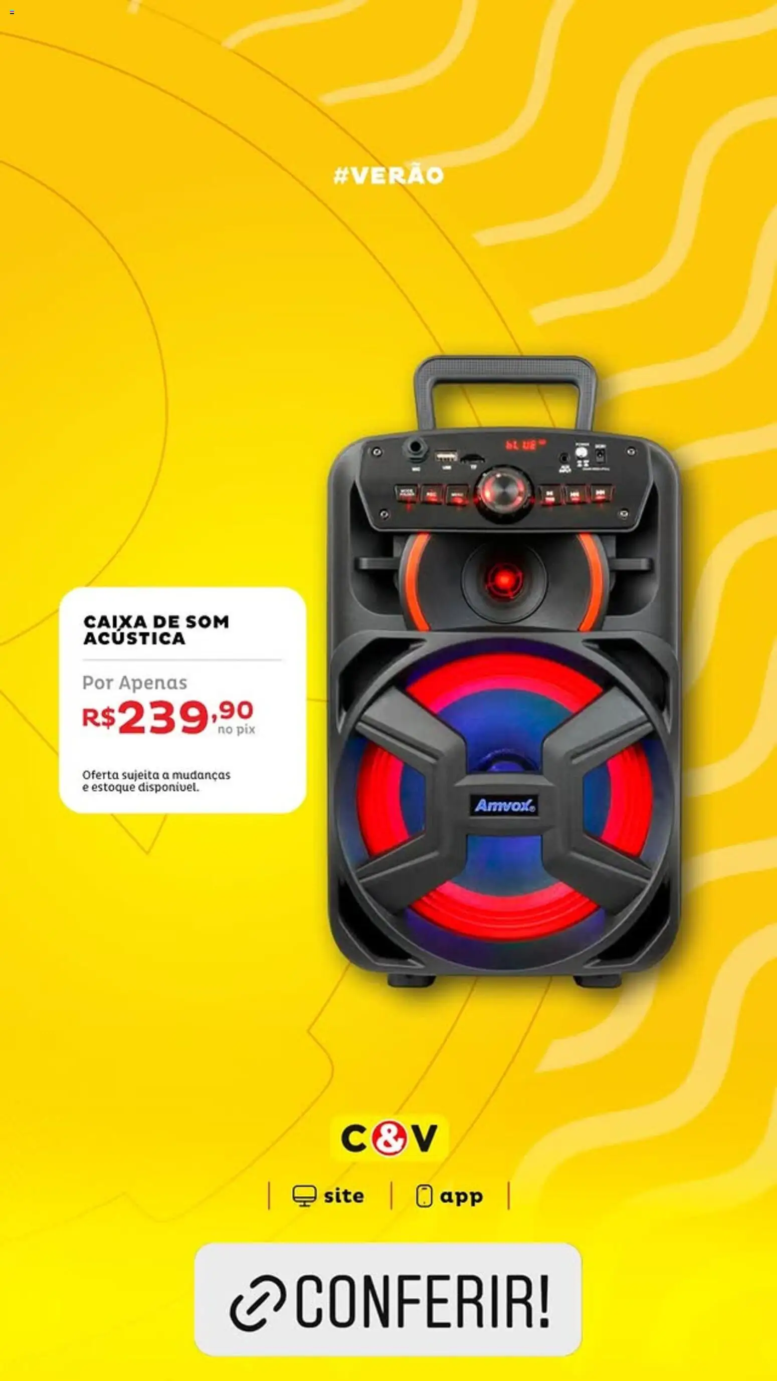 Casa e Video Folheto - válido de 05.03.2026 | Página: 1 | Produtos: Caixa de som, Caixa