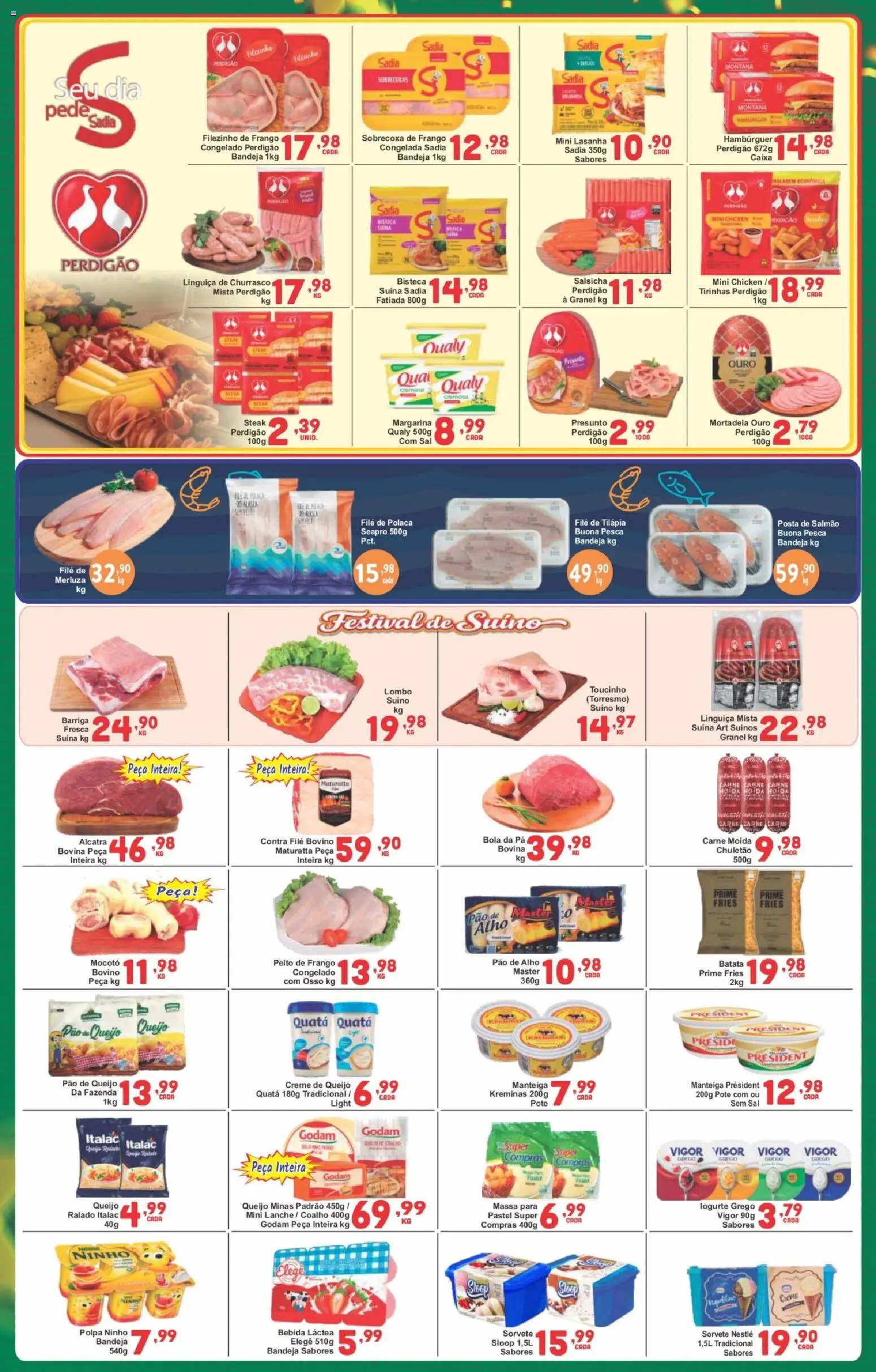 Rede Super Compras Folheto - válido de 20.04.2026 | Página: 3 | Produtos: Creme, Margarina, File de polaca, Peito de frango