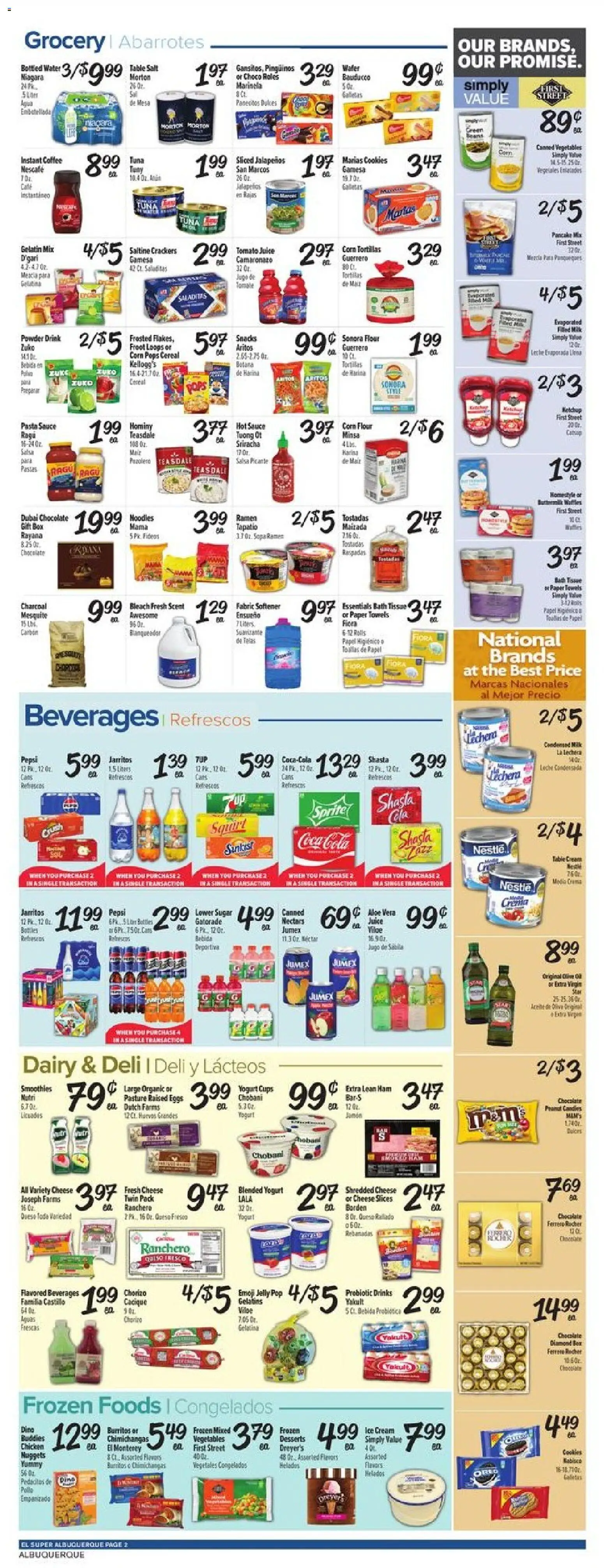 El Super Weekly Ad - NM - valid from 08.04.2026 | Page: 2 | Products: Juice, Aloe Vera, Cream, Salt