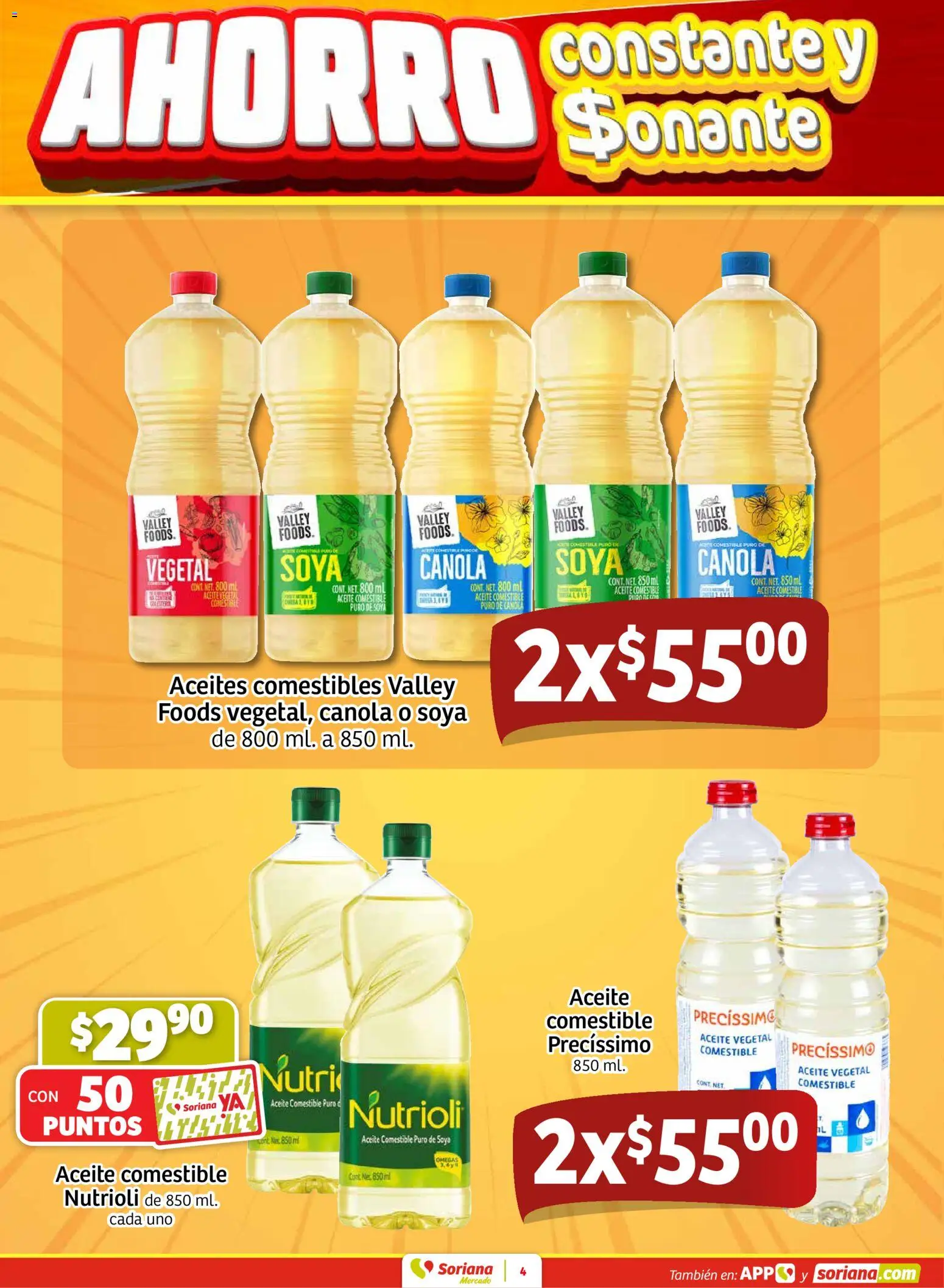 Nuevas ofertas de Soriana válidas en toda la República Mexicana desde el 19.02.2026. ¡Encuentra las mejores ofertas en Soriana - Fin de Semana Mercado: Nuevo León! | Página: 4