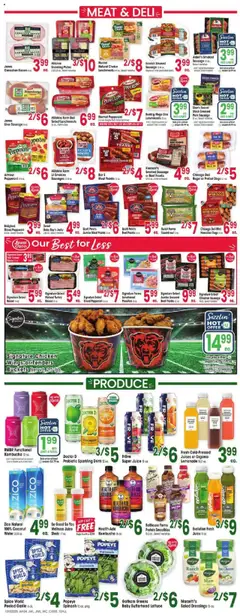 Preview of Jewel Osco weekly ads valid from 15.10.2025 | Page: 3 | Products: Pineapple, Salad, Pepper, Sausage
