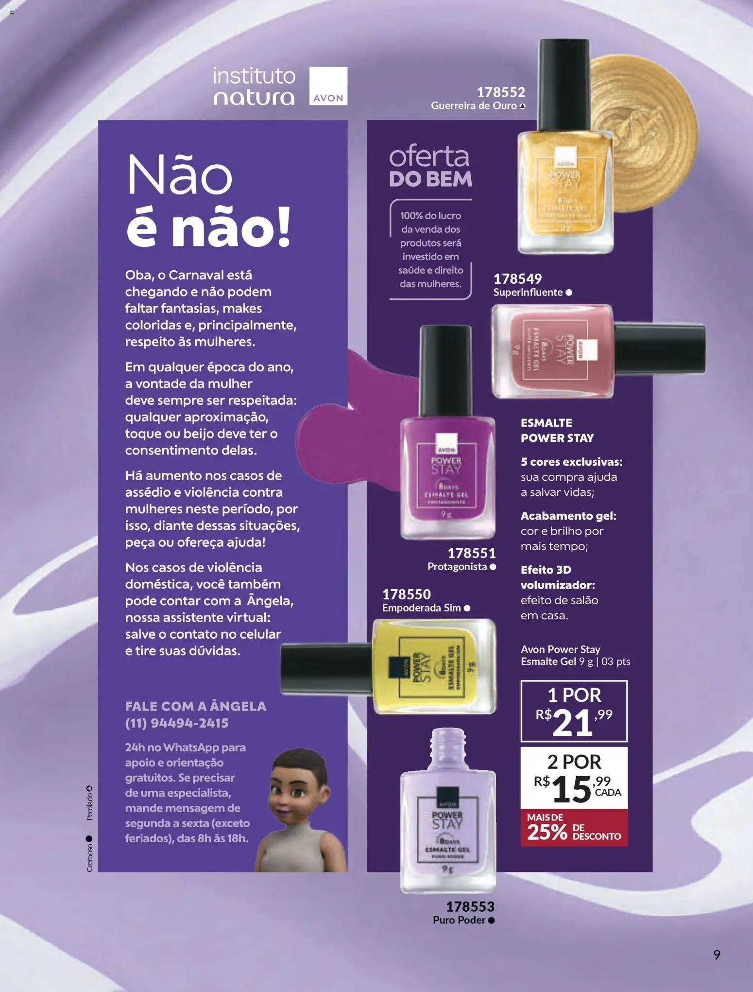 Avon Folheto - válido de 15.01.2026 | Página: 9 | Produtos: Celular