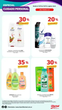 Vista previa Hipermercado Libertad - cuidado personal válido desde el 10.10.2025