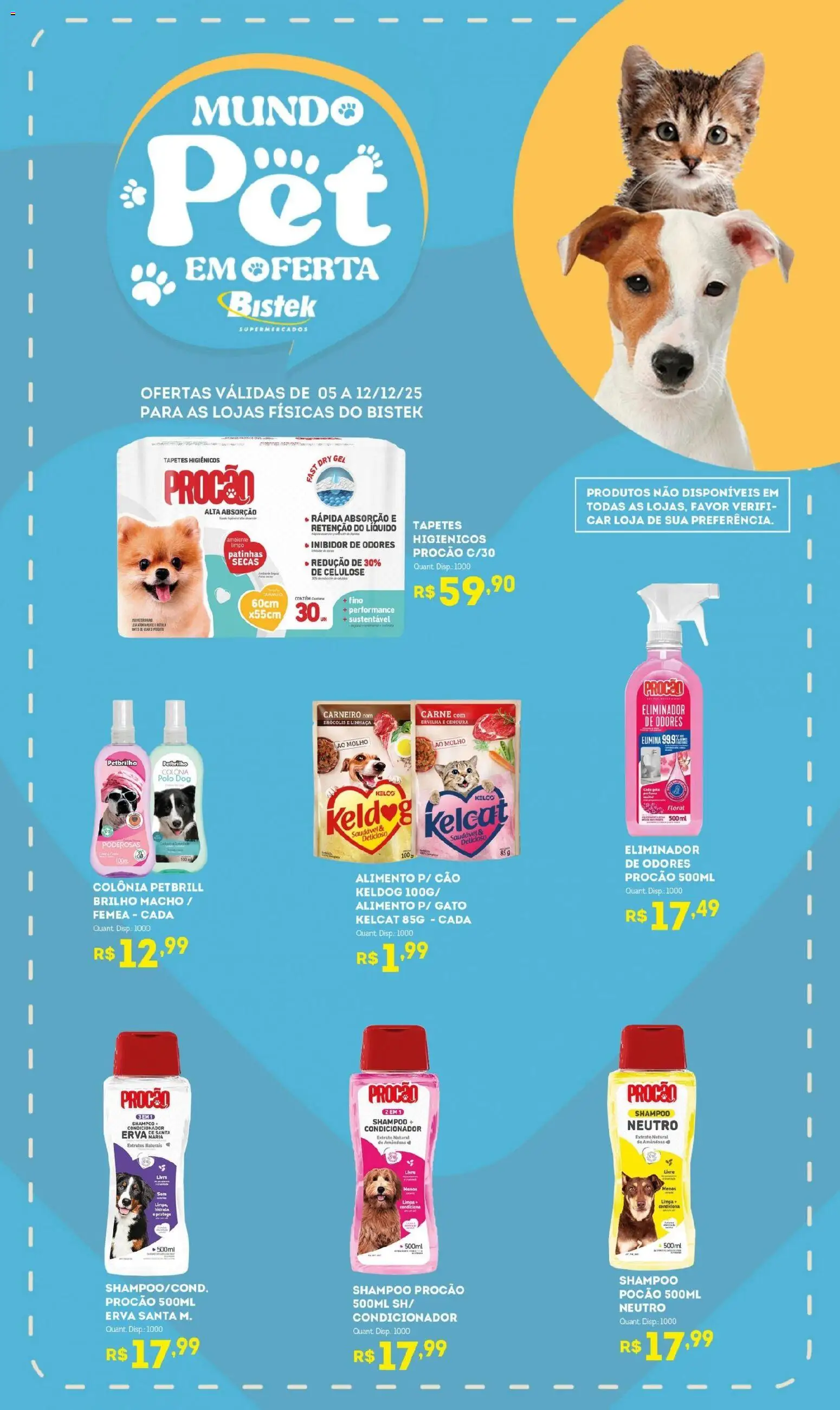 Bistek Supermercados Folheto - válido de 05.12.2025 | Página: 3 | Produtos: Shampoo, Ervilha, Condicionador, Cenoura