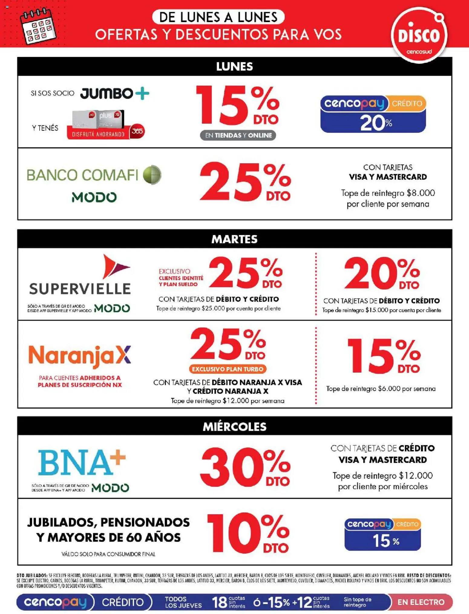 Disco - Ofertas | Córdoba │ válido desde el 29.01.2026 | Página: 10 | Productos: Disco, Banco