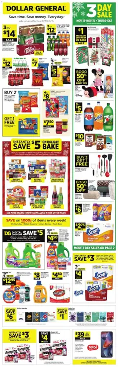Preview of Dollar General weekly ads valid from 09.11.2025