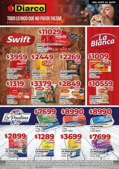 Vista previa Diarco Especial congelados válido desde el 21.07.2025