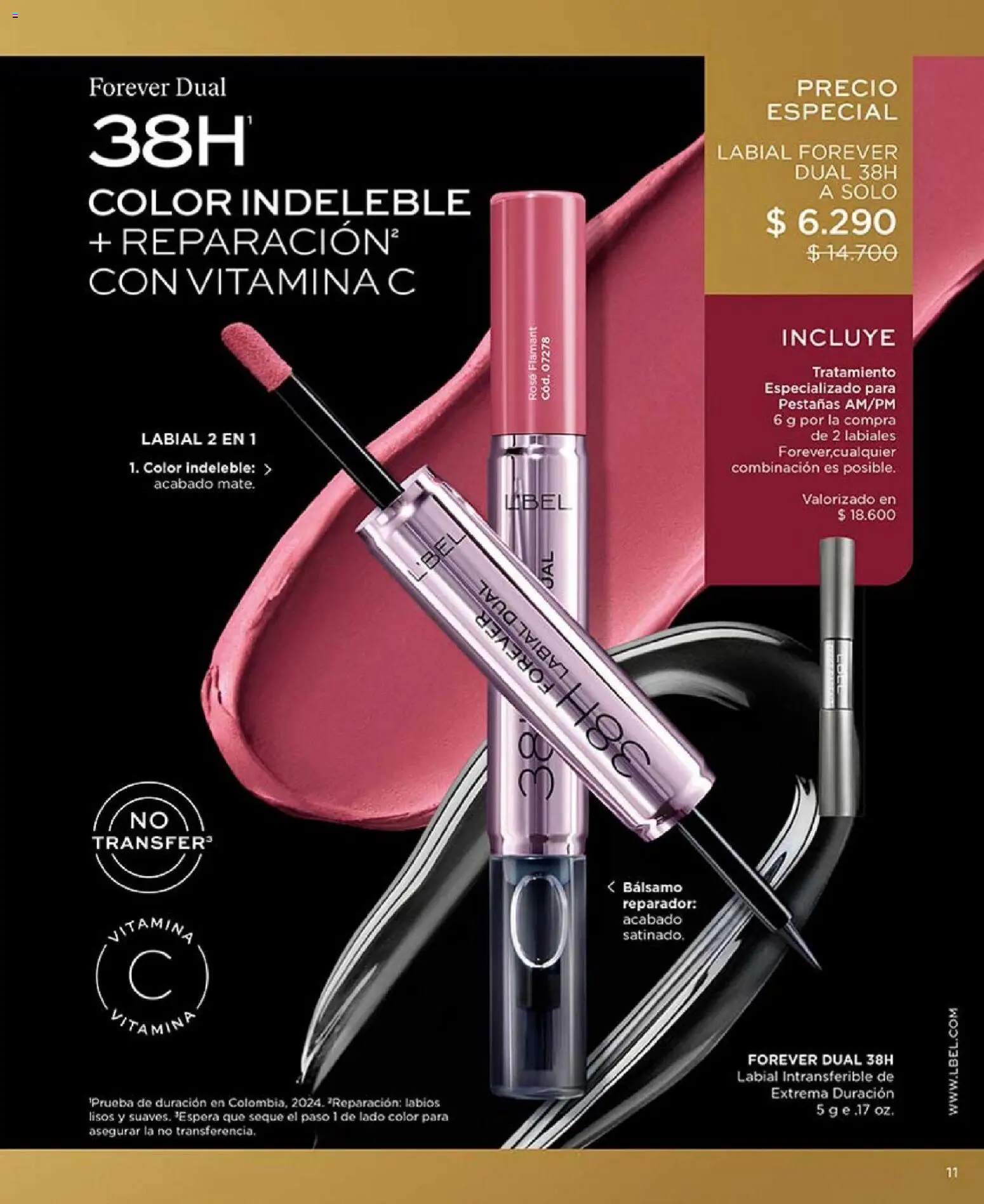 Catálogo L'Bel Campaña 1 │ válido desde el 01.01.2026 | Página: 11 | Productos: Bálsamo, Labial