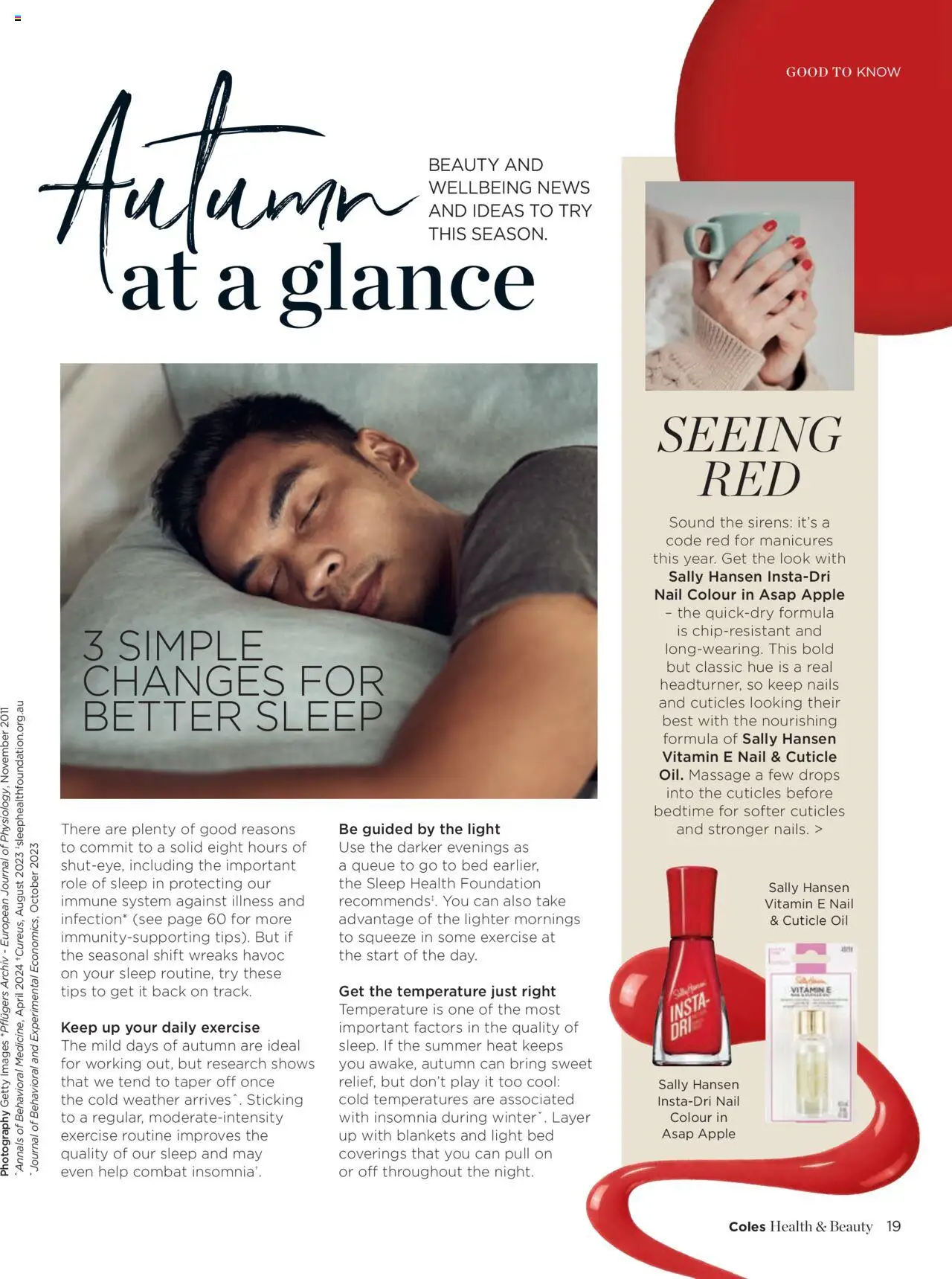 Coles catalogue - valid from 07.04.2025 | Page: 19 | Products: Light, Oil, Vitamin, Bed