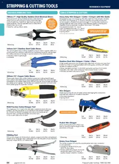 Jaycar catalogue - valid from 09.07.2025 | Page: 84 | Products: Cable, Cutter, Strip, Tools