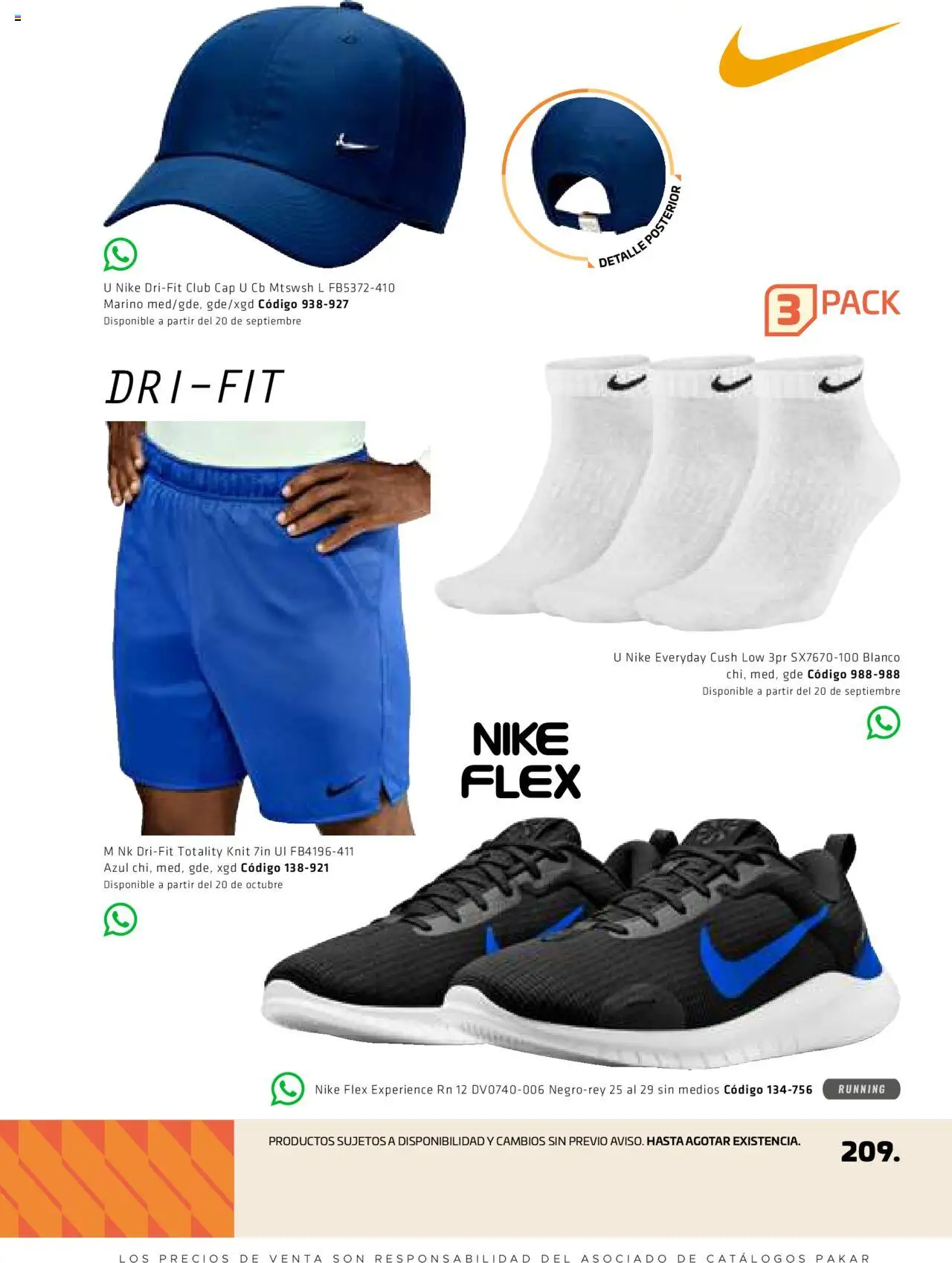 Nuevas ofertas de SC Pakar válidas en toda la República Mexicana desde el 29.08.2025. ¡Encuentra las mejores ofertas en SC Pakar - Catálogo Otoño Men Tomo 1! | Página: 209