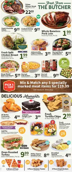 Preview of Food City weekly ads valid from 21.01.2026 | Page: 4 | Products: Chocolate, Pork, Beef, Oven