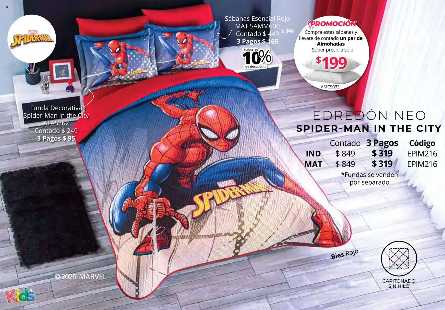 Nuevas ofertas de Colchas Concord válidas en toda la República Mexicana desde el 01.05.2026. ¡Encuentra las mejores ofertas en Colchas Concord catálogo Kids! | Página: 39 | Productos: Funda, Sabanas