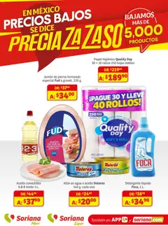 Nuevas ofertas de Soriana válidas en toda la República Mexicana desde el 14.08.2025. ¡Encuentra las mejores ofertas en Soriana - Preciazazaso Híper: Valle de México! | Página: 1