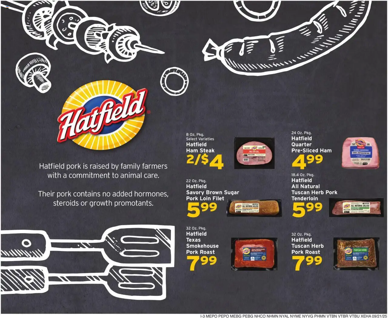Hannaford Weekly Ad - valid from 21.09.2025 | Page: 11 | Products: Ham, Pork, Sugar