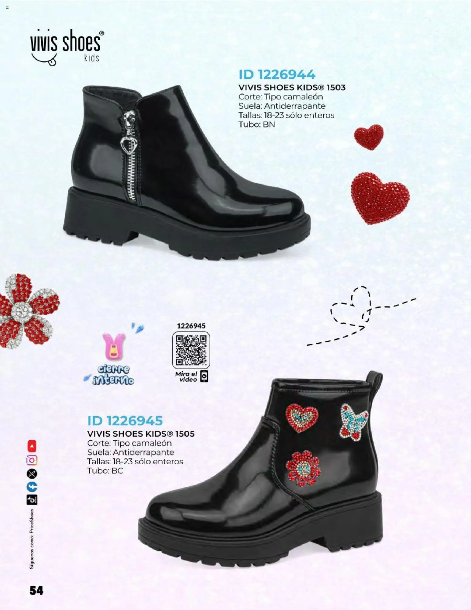 Nuevas ofertas de Price Shoes válidas en toda la República Mexicana desde el 27.10.2025. ¡Encuentra las mejores ofertas en Price Shoes catálogo Kids todo en uno! | Página: 54 | Productos: Video