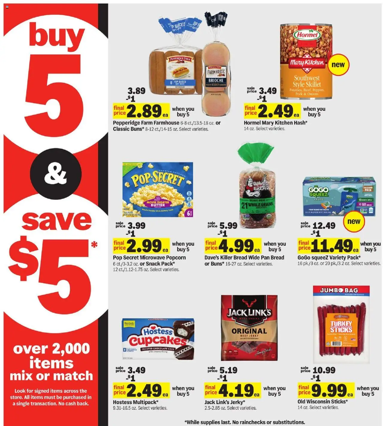 Meijer Weekly Ad - valid from 17.08.2025 | Page: 10 | Products: Butter, Chocolate, Beef, Bag